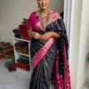 Semi Mysore Crepe Silk Saree
