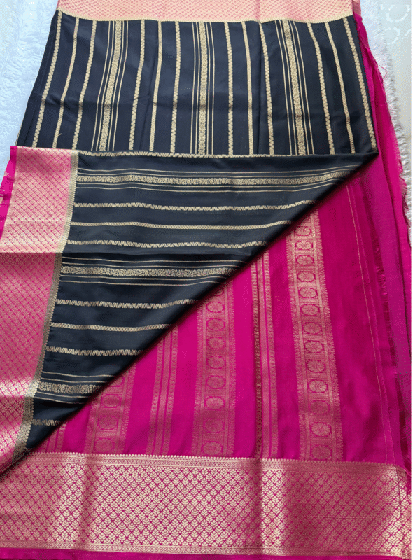 Semi Mysore Crepe Silk Saree