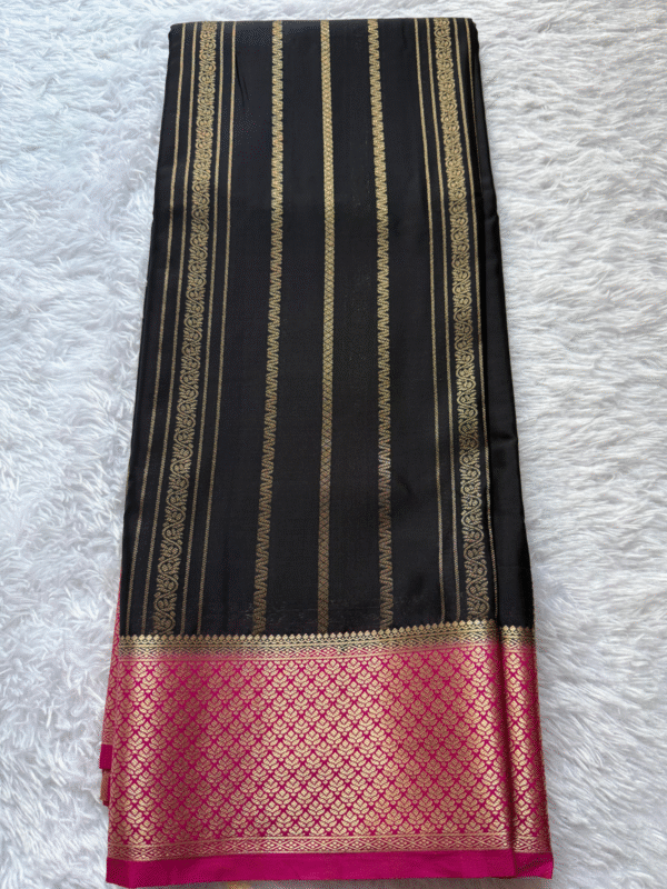 Semi Mysore Crepe Silk Saree